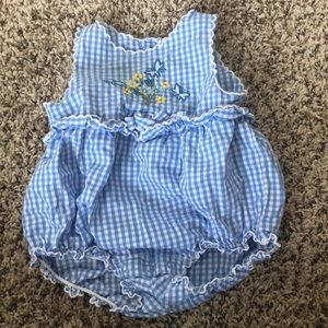 Koala Baby blue and white romper